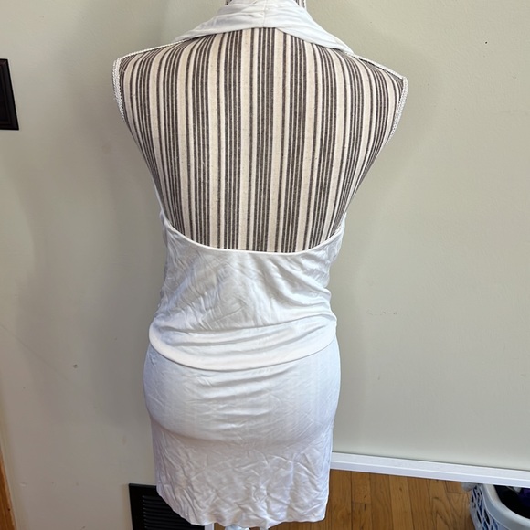 Black Halo satin halter dress, Size XS - Picture 2 of 3